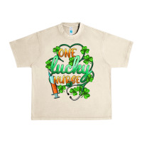 Sandshell st.patricks one lucky nurse Urban Heavy Tee - BarkalooDesign