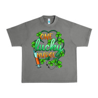 Tornado st.patricks one lucky nurse Urban Heavy Tee - BarkalooDesign