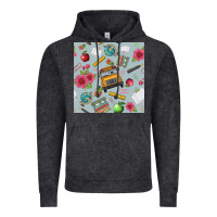 Vintage Arctic school bus back to school seamless pattern Vintage Hoodie - BundleAndBundleShop