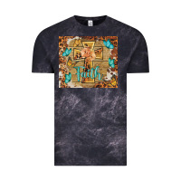 Cloud Black faith cross Vintage Tee - BarkalooDesign