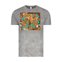 Cloud Rock faith cross Vintage Tee - BarkalooDesign