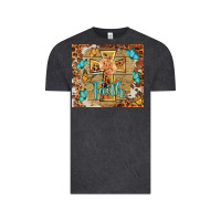 Vintage Black faith cross Vintage Tee - BarkalooDesign