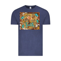 Vintage Denim faith cross Vintage Tee - BarkalooDesign