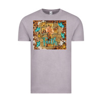 Vintage Zinc faith cross Vintage Tee - BarkalooDesign