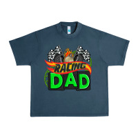 Midnight Navy racing dad with racing  equipment Urban Heavy Tee - AdoDesignShop