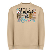 Mushroom Western Future Nurse Heavyweight Sweatshirt - LillyAllenDesigns