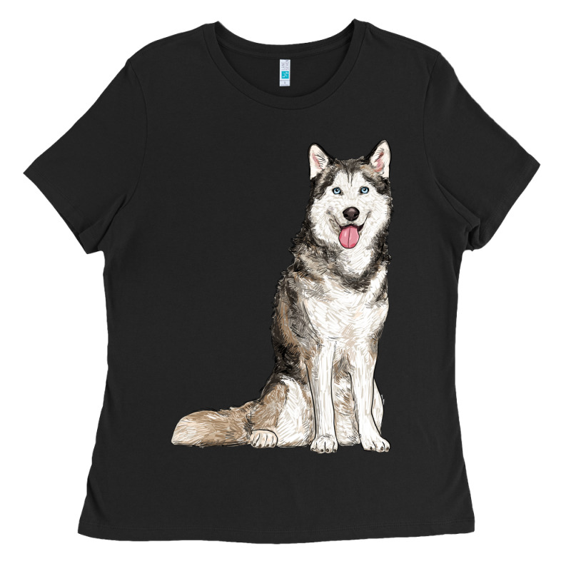 Husky Ladies Tee by RanaPortraitStore | Teevron