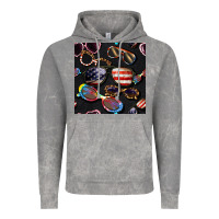 Cloud Rock 4th of july glasses  seamless pattern Vintage Hoodie - BundleAndBundleShop