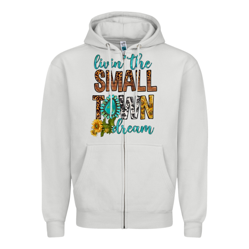 Living The Small Town Dream Zipper Hoodie by BundleAndBundleShop | Teevron