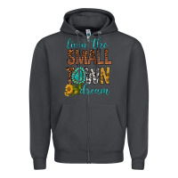 Smoke Living The Small Town Dream Zipper Hoodie - BundleAndBundleShop