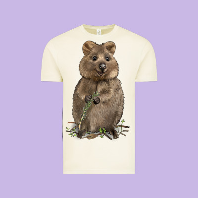 Quokka Vintage Tee Designed By Lillyallendesigns