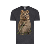 Vintage Black Quokka Vintage Tee - LillyAllenDesigns