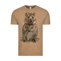 Vintage Coffee Quokka Vintage Tee - LillyAllenDesigns