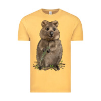 Vintage Mustard Quokka Vintage Tee - LillyAllenDesigns