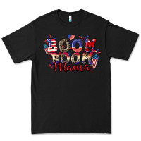 Black Boom boom Mama 4th of july Premium Tee - CowGirlArtShop