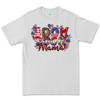 Dove Grey Boom boom Mama 4th of july Premium Tee - CowGirlArtShop
