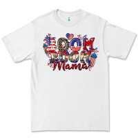 White Boom boom Mama 4th of july Premium Tee - CowGirlArtShop