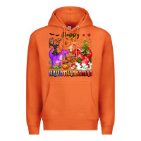 Carrot happy hallothanksmas dinosaur Premium Hoodie - texasbilliewilder