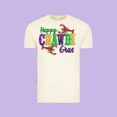 Happy Mardi Gras With Lobster Vintage Tee Designed By Adodesignshop