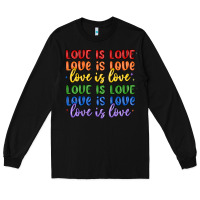 Black love is love lgbtq Long Sleeve Tee - MaliasSmallBusiness
