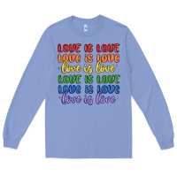 Colony Blue love is love lgbtq Long Sleeve Tee - MaliasSmallBusiness