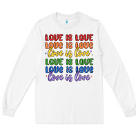 White love is love lgbtq Long Sleeve Tee - MaliasSmallBusiness
