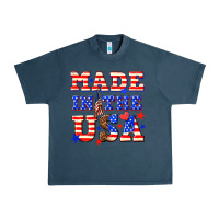 Midnight Navy made in the usa Urban Heavy Tee - NancyCooperArtShop