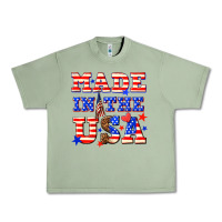 Oil Green made in the usa Urban Heavy Tee - NancyCooperArtShop
