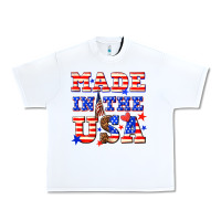 White made in the usa Urban Heavy Tee - NancyCooperArtShop