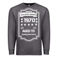 Charcoal Heather vintage quality without compromise 1970 Premium Sweatshirt - Bettercallsaul