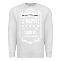 Oatmeal Heather vintage quality without compromise 1970 Premium Sweatshirt - Bettercallsaul