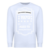 White vintage quality without compromise 1970 Premium Sweatshirt - Bettercallsaul