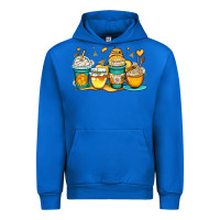 Cobalt honey bee coffee cups Urban Hoodie - OliviaCreatesArt