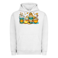 Pigment Lunar Rock honey bee coffee cups Urban Hoodie - OliviaCreatesArt