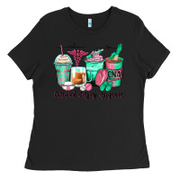 Black certified nursing assistant coffee cups Ladies Tee - Zillion Design Studio