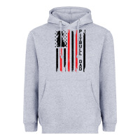 Heather Grey Pitbull Dad Heavyweight Hoodie - Bettercallsaul