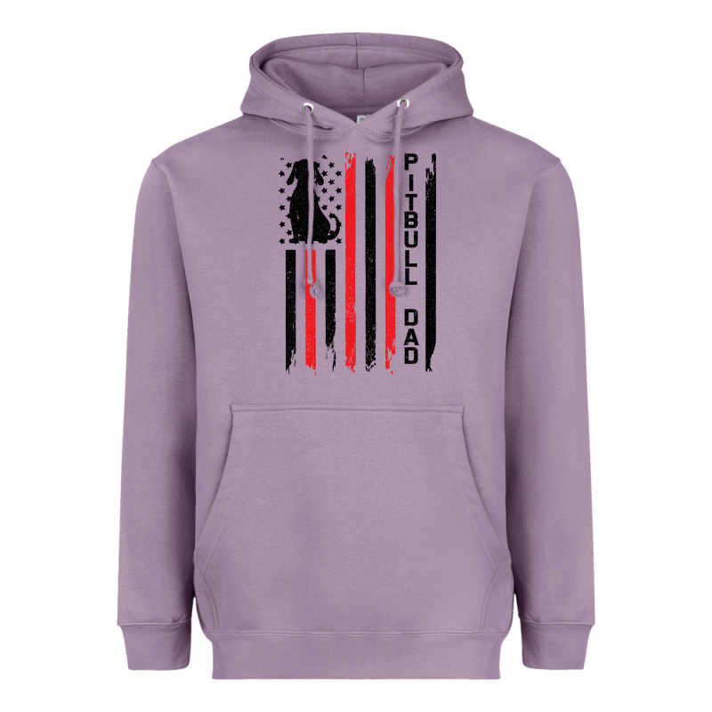 Pitbull Dad Heavyweight Hoodie by Bettercallsaul | Teevron