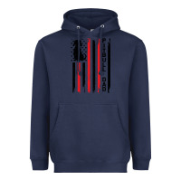 Navy Pitbull Dad Heavyweight Hoodie - Bettercallsaul