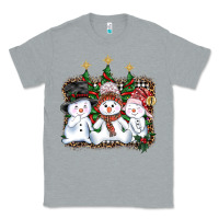 Heather Grey christmas snowman Classic Tee - AdoDesignShop