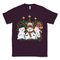 Plum christmas snowman Classic Tee - AdoDesignShop