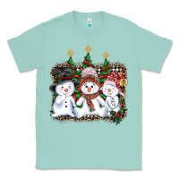 Seafoam christmas snowman Classic Tee - AdoDesignShop