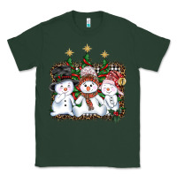 Sports Green christmas snowman Classic Tee - AdoDesignShop