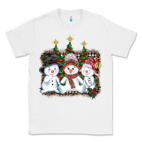 White christmas snowman Classic Tee - AdoDesignShop