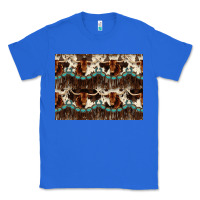 True Royal Longhorn Cow Pattern Classic Tee - CowhideDigitalArt