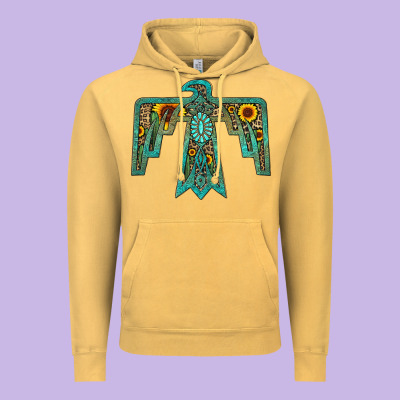 Thunderbird Vintage Hoodie Designed By Jahusdesignshop