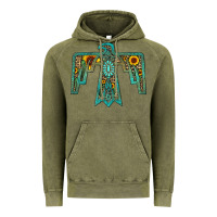Vintage Olive thunderbird Vintage Hoodie - JahusDesignShop