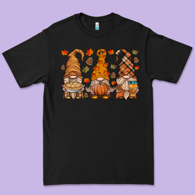 Fall Gnome Premium Tee Designed By Hra Design Shop