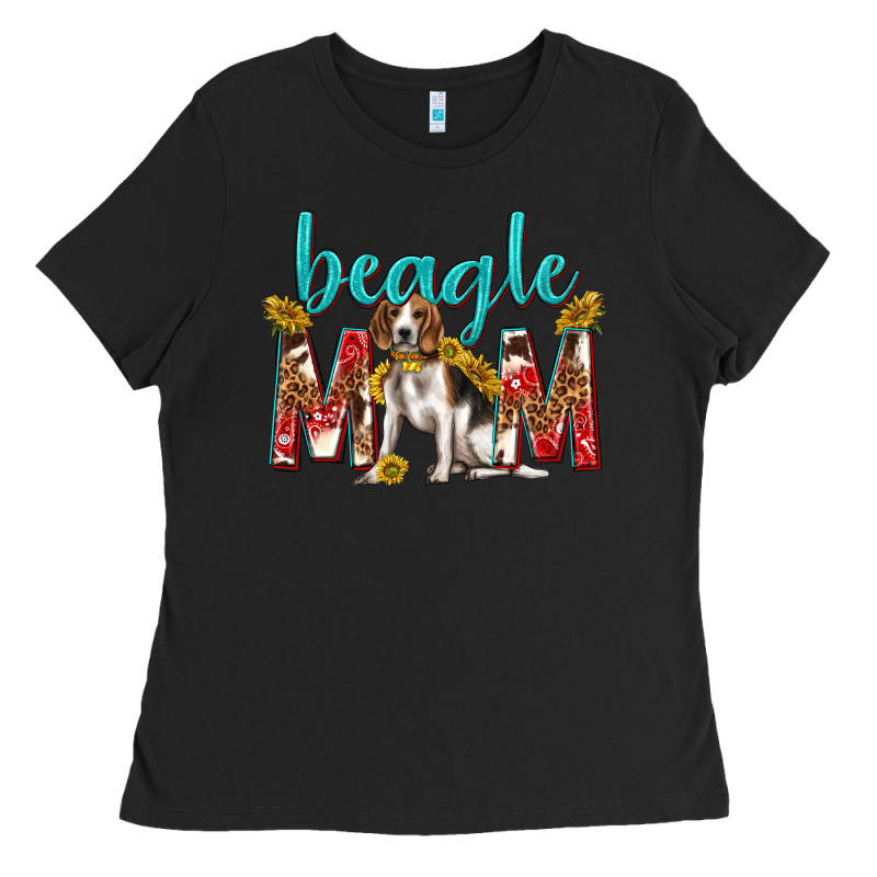 Western Beagle Mom Ladies Tee by texasbilliewilder | Teevron