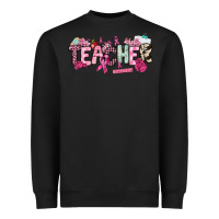 Black cancer awareness teacher Heavyweight Sweatshirt - NancyCooperArtShop