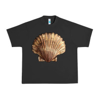 Pigment Black Japanese Scallop Shell Urban Heavy Tee - LillyAllenDesigns